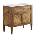 Elysian 36" Wood Bathroom Vanity by Modway