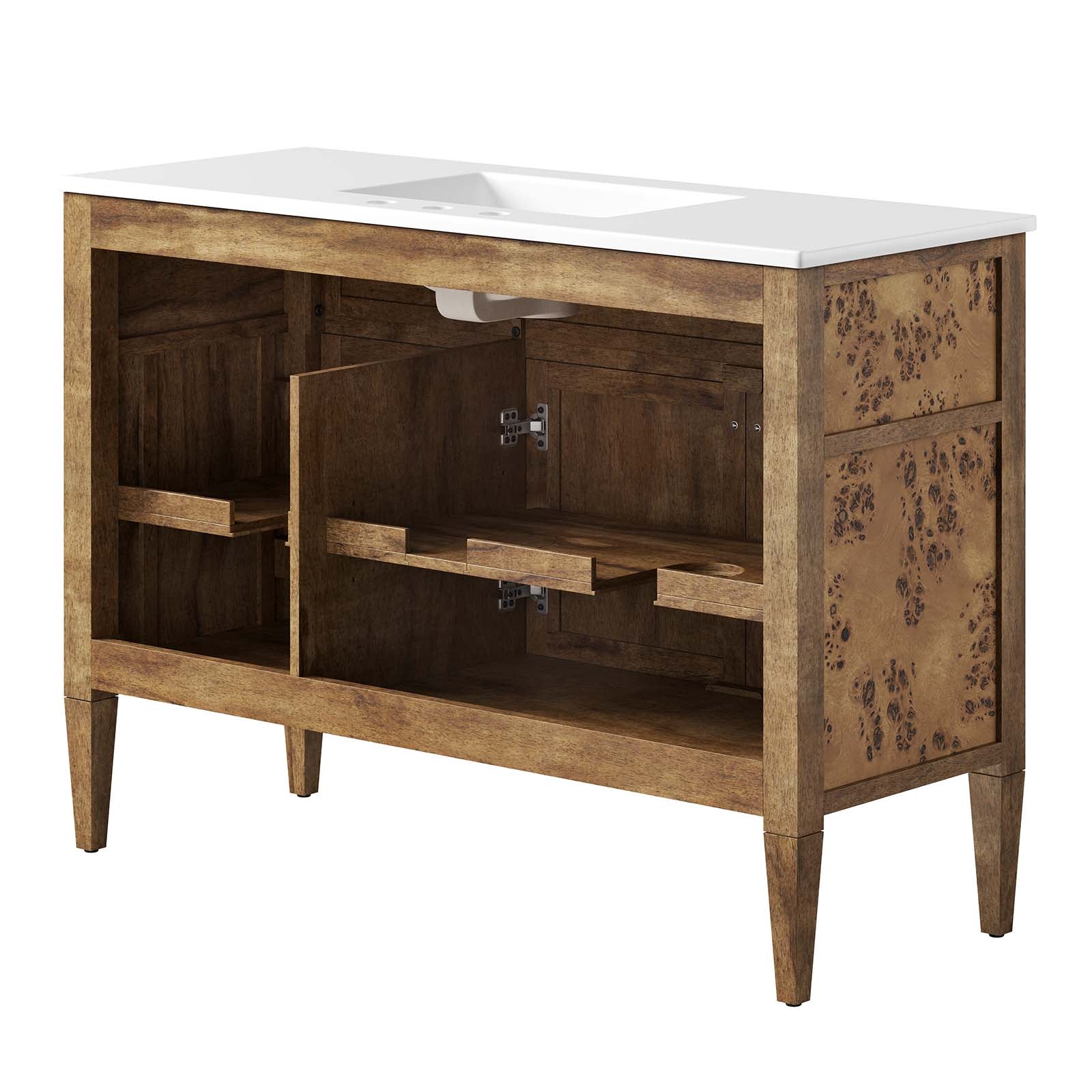 Elysian 48" Wood Double Sink Bathroom Vanity by Modway