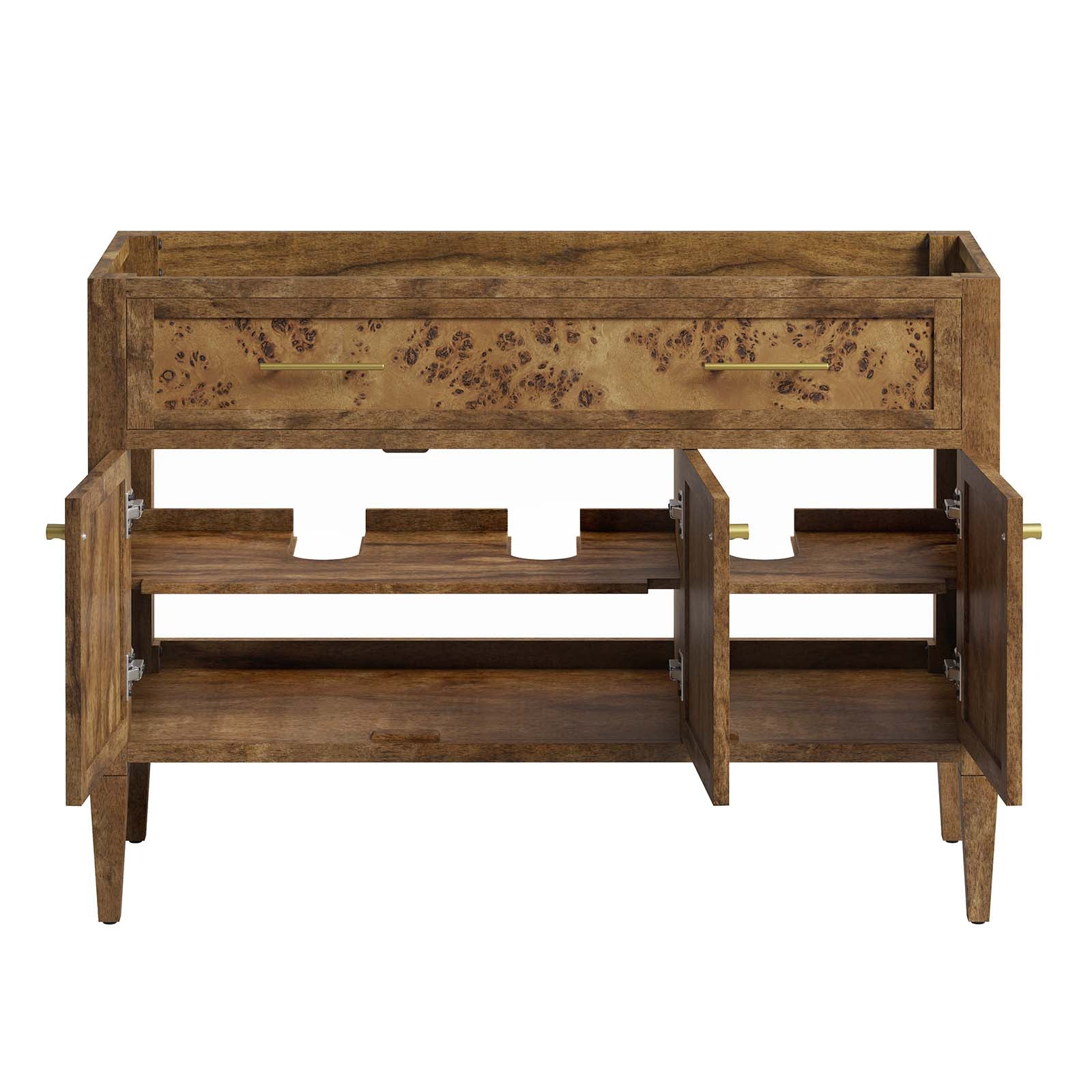 Elysian 48" Wood Double Sink Bathroom Vanity by Modway