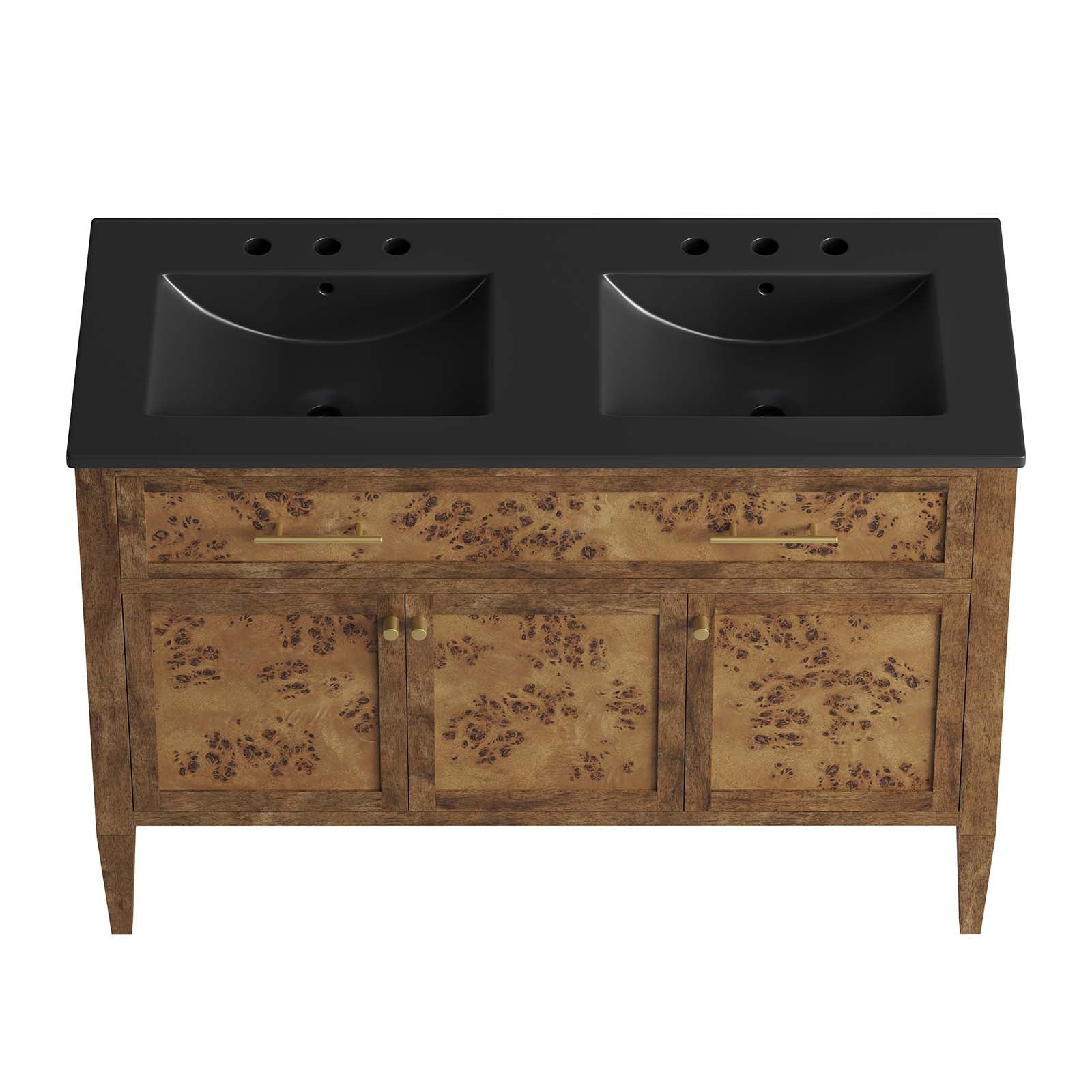 Elysian 48" Wood Double Sink Bathroom Vanity by Modway