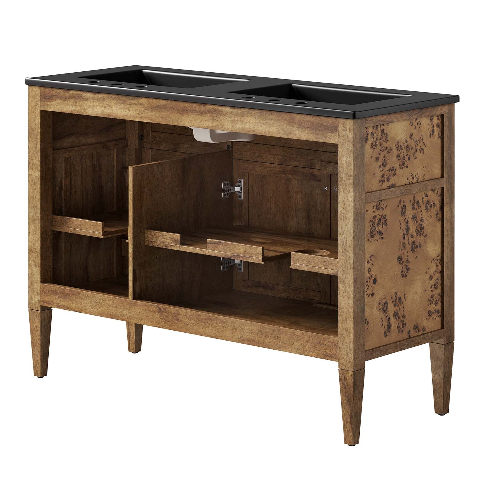 Elysian 48" Wood Double Sink Bathroom Vanity by Modway