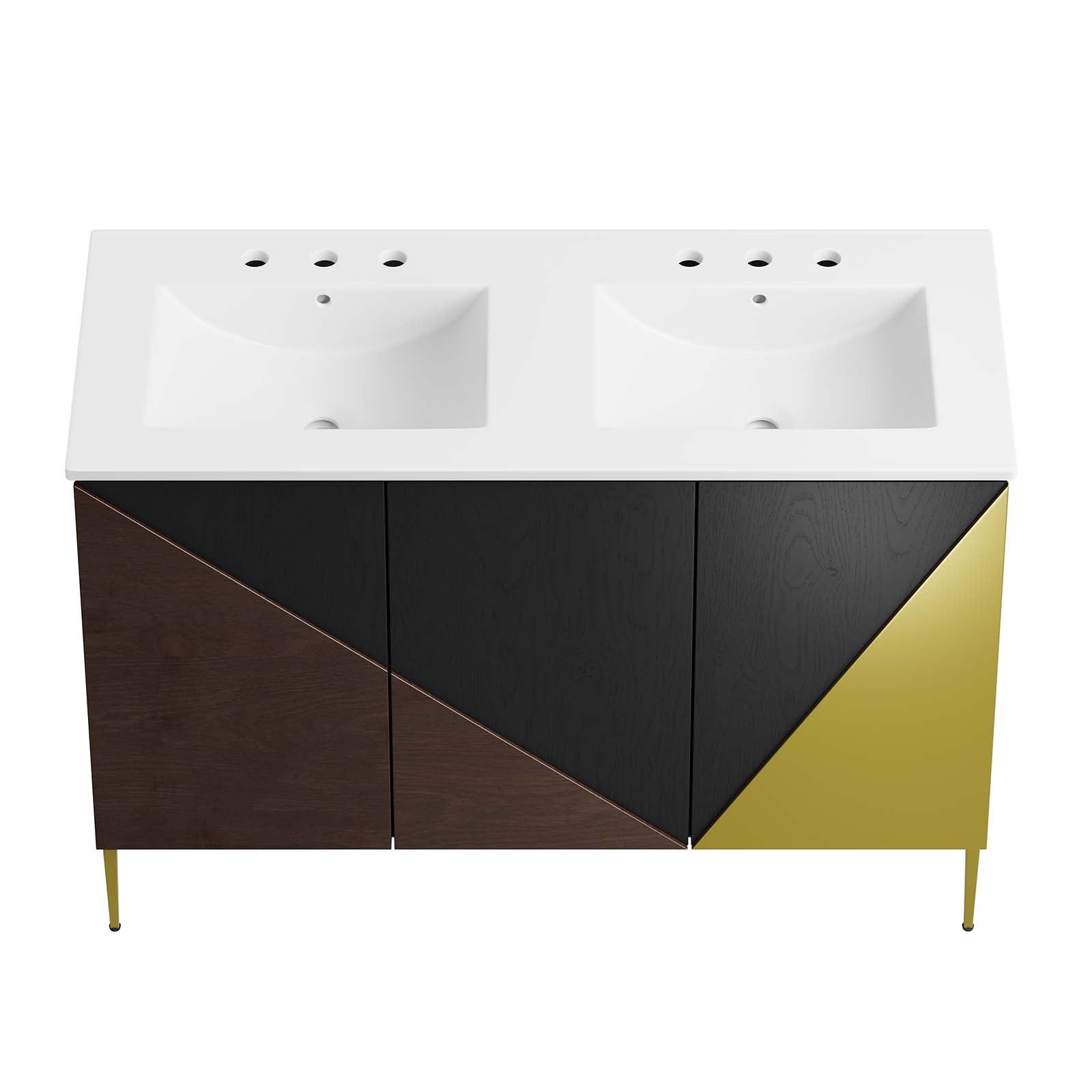 Alchemist 48" Double Sink Bathroom Vanity by Modway
