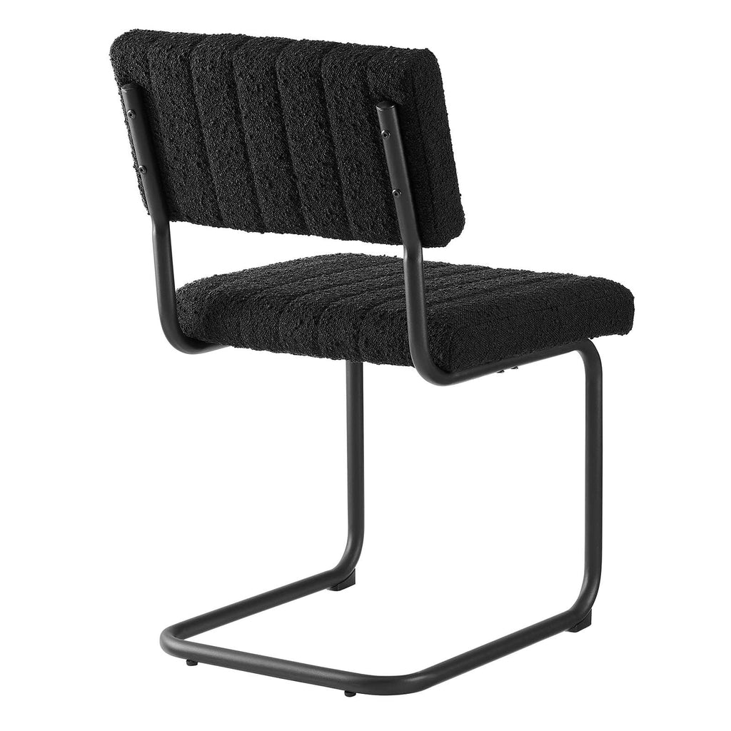Parity Boucle Dining Side Chairs Set of 2 by Modway