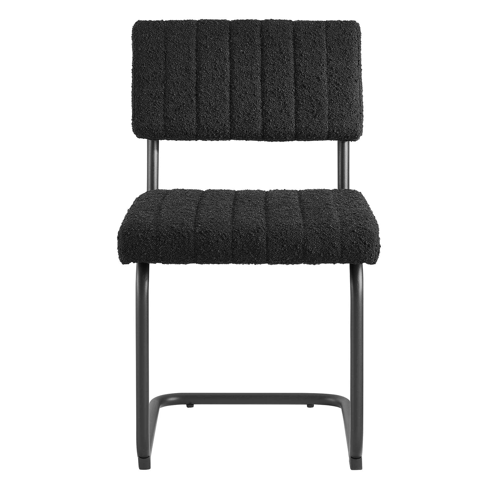 Parity Boucle Dining Side Chairs Set of 2 by Modway