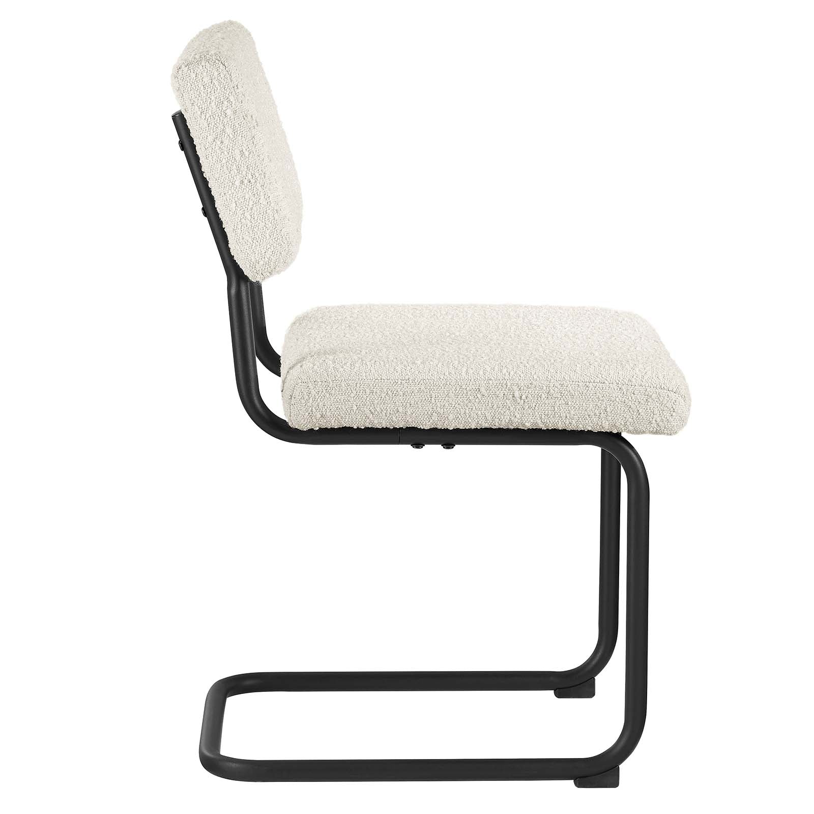 Parity Boucle Dining Side Chairs Set of 2 by Modway