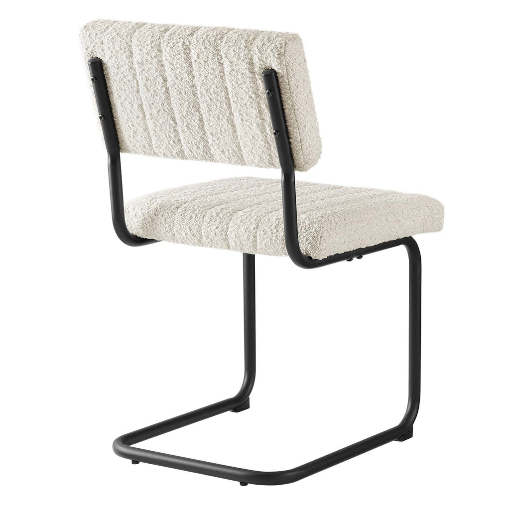 Parity Boucle Dining Side Chairs Set of 2 by Modway