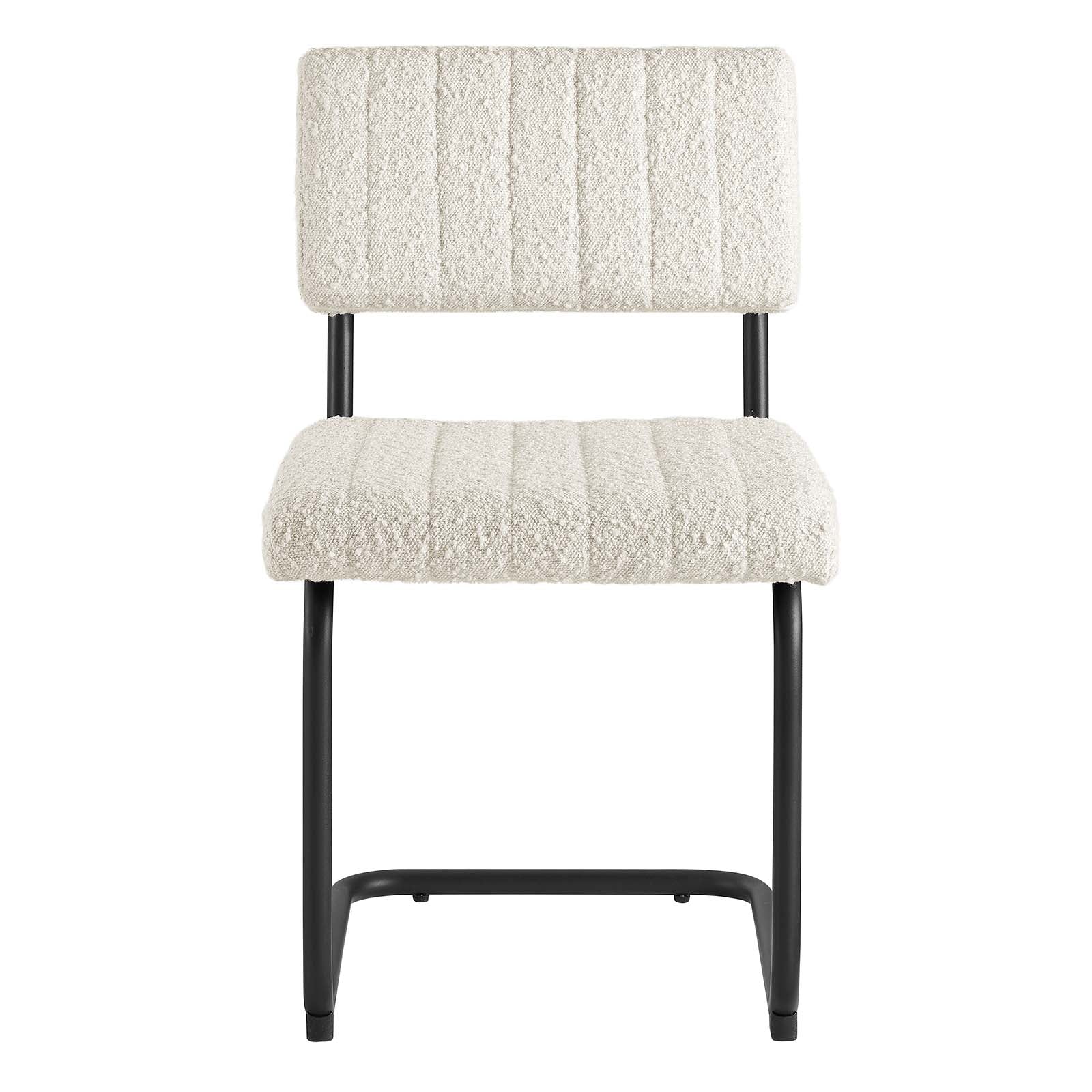 Parity Boucle Dining Side Chairs Set of 2 by Modway
