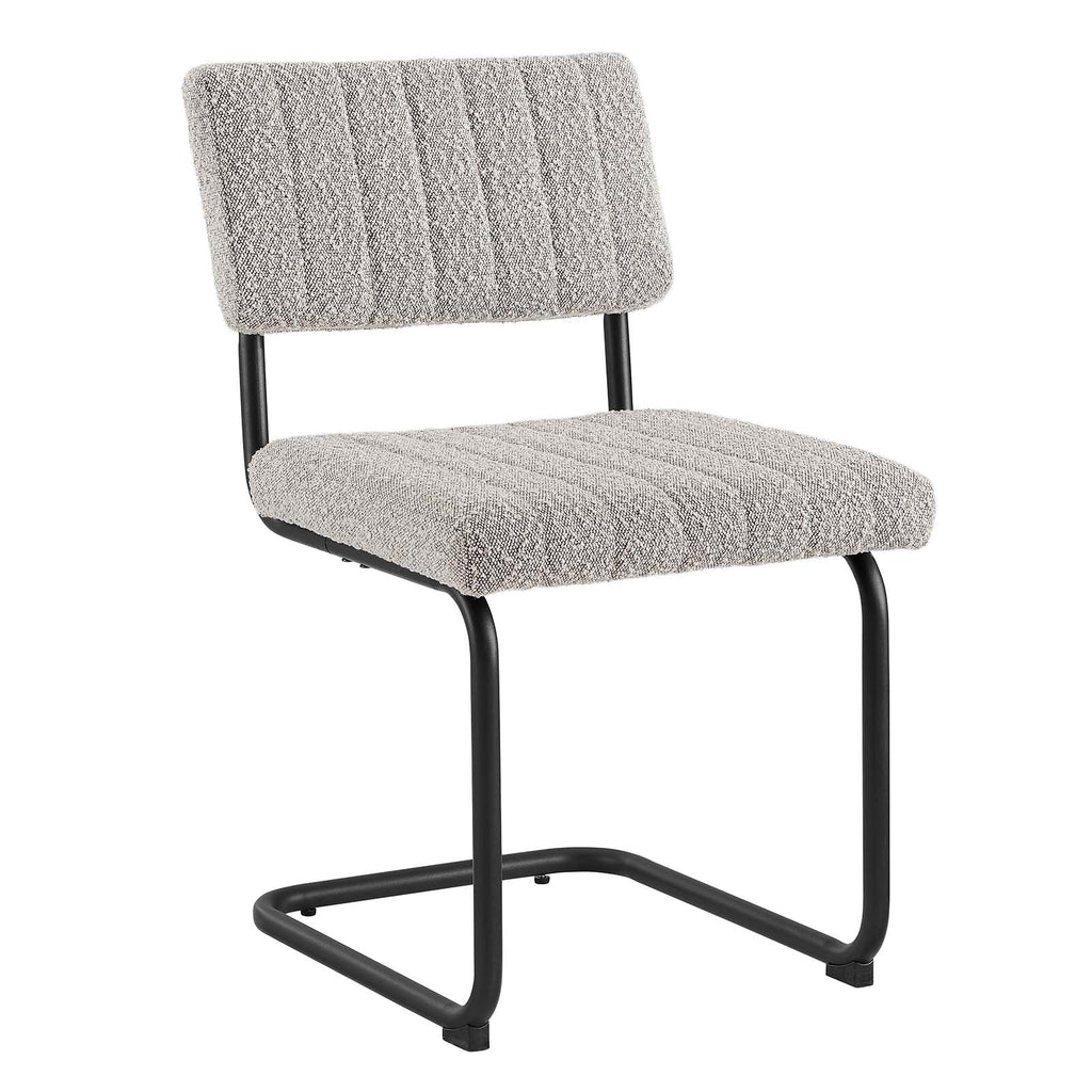 Parity Boucle Dining Side Chairs Set of 2 by Modway