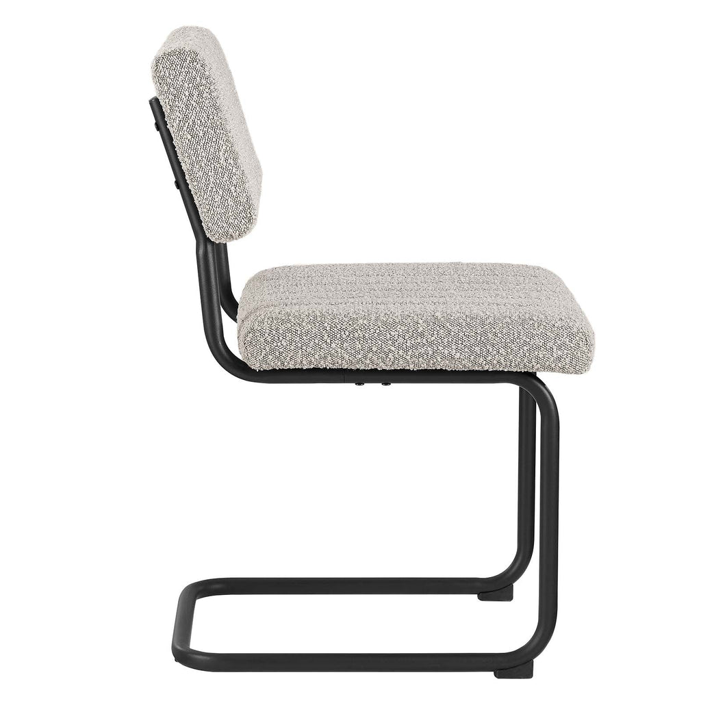 Parity Boucle Dining Side Chairs Set of 2 by Modway
