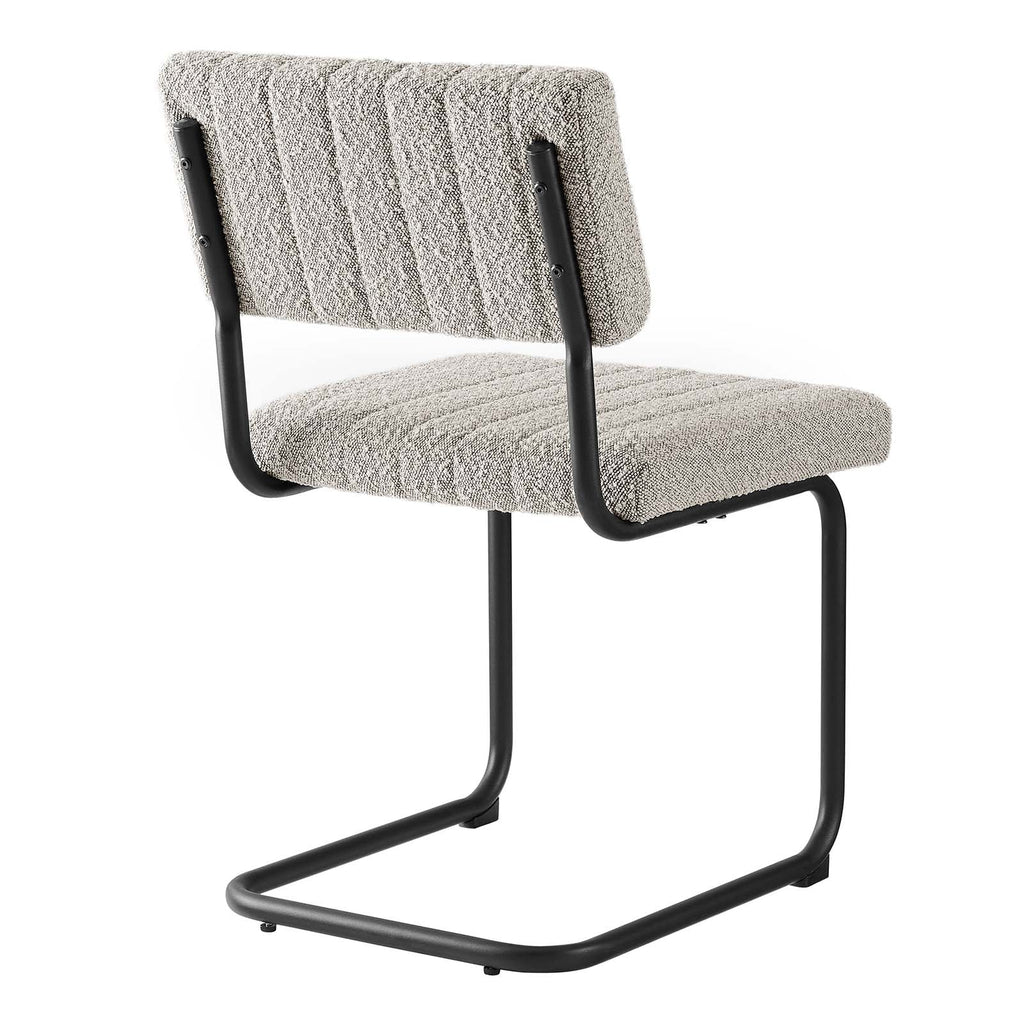 Parity Boucle Dining Side Chairs Set of 2 by Modway