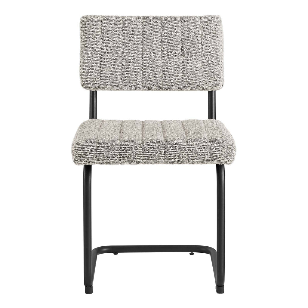 Parity Boucle Dining Side Chairs Set of 2 by Modway