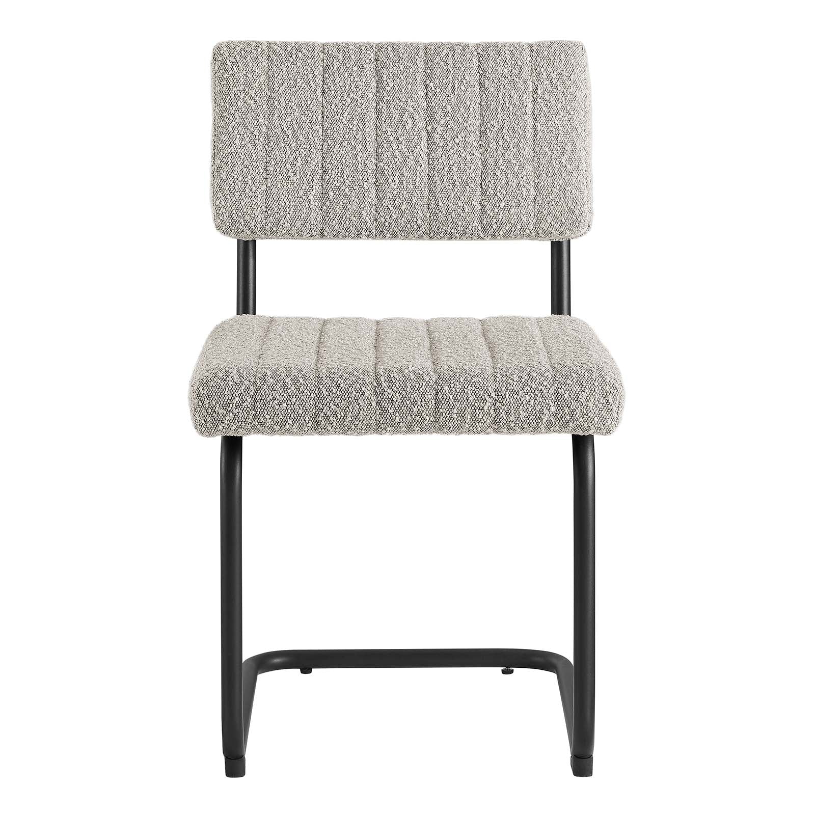 Parity Boucle Dining Side Chairs Set of 2 by Modway