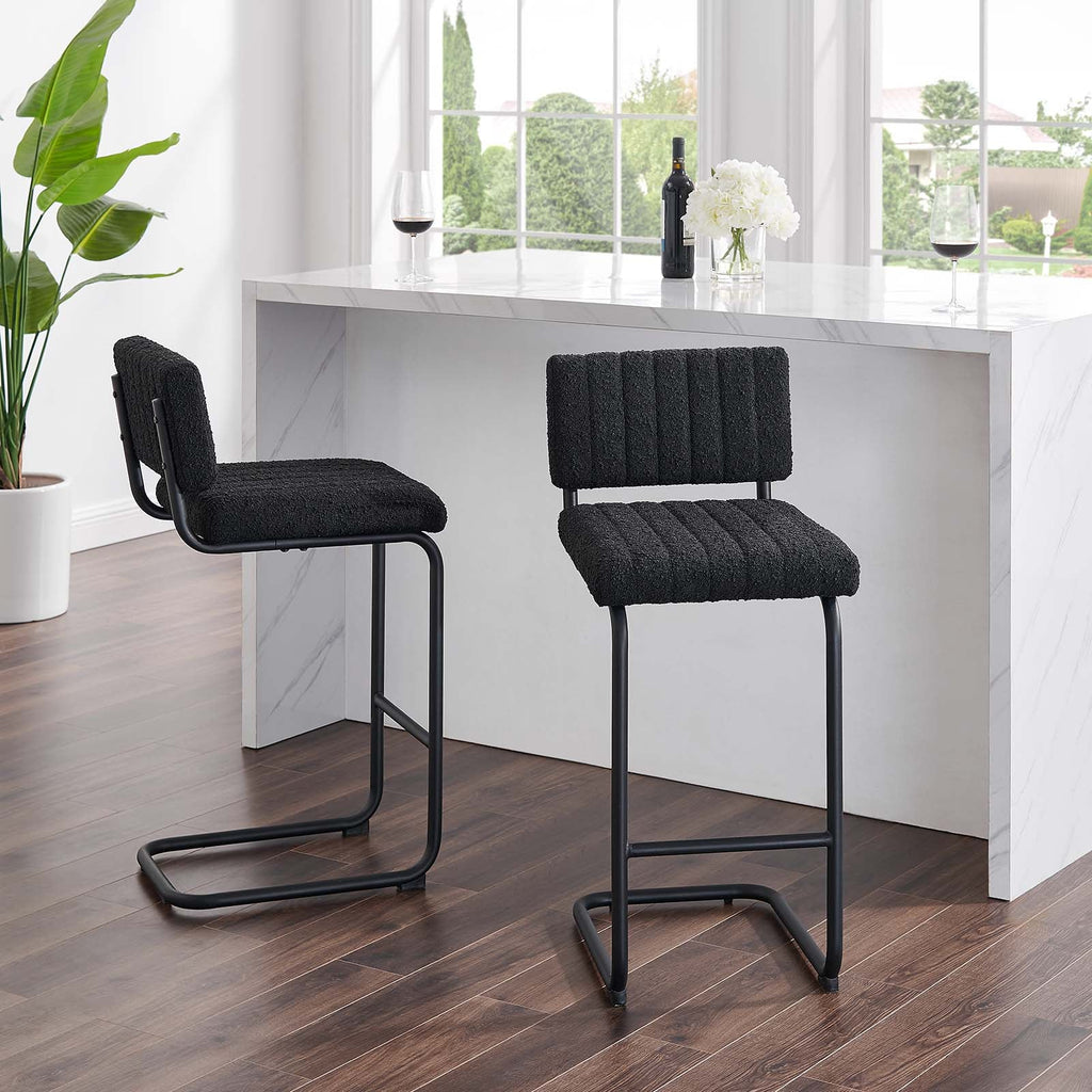 Parity Boucle Counter Stools Set of 2 by Modway