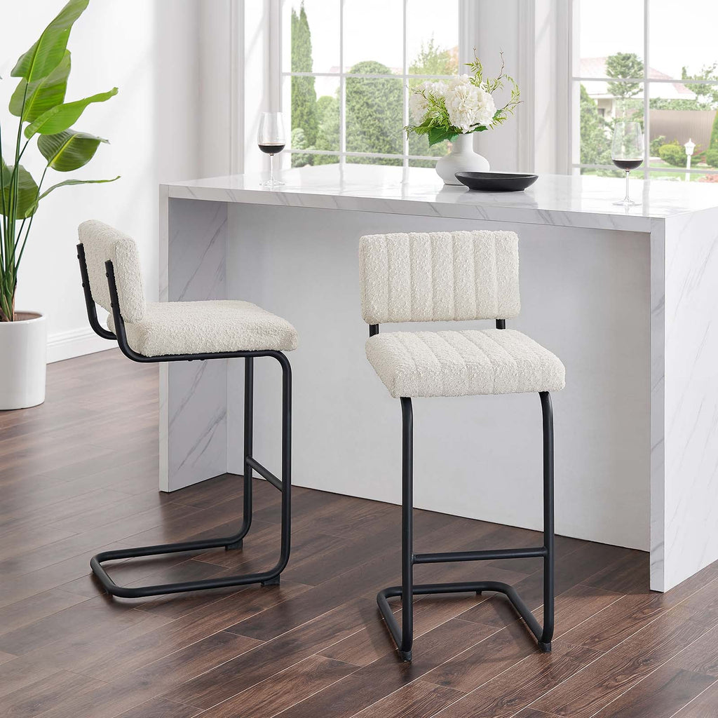 Parity Boucle Counter Stools Set of 2 by Modway