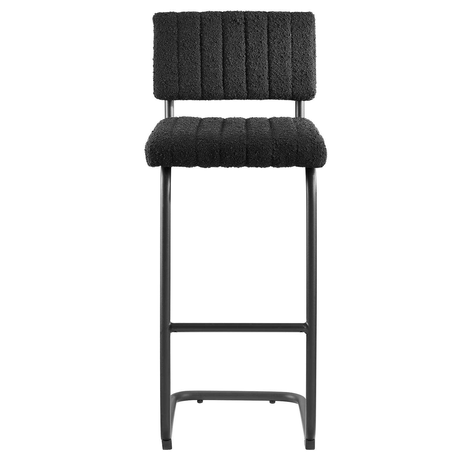 Parity Boucle Bar Stools Set of 2 by Modway