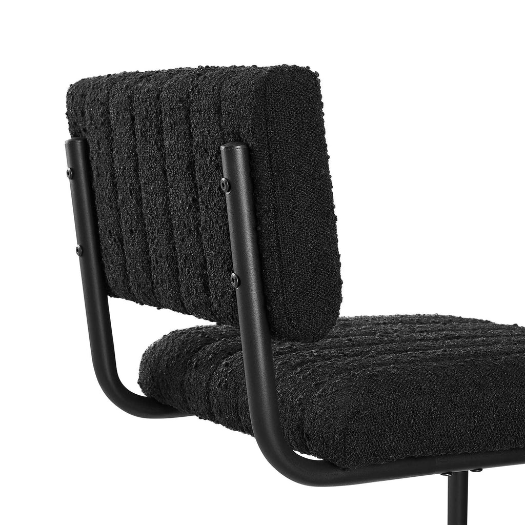 Parity Boucle Bar Stools Set of 2 by Modway