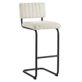 Parity Boucle Bar Stools Set of 2 by Modway