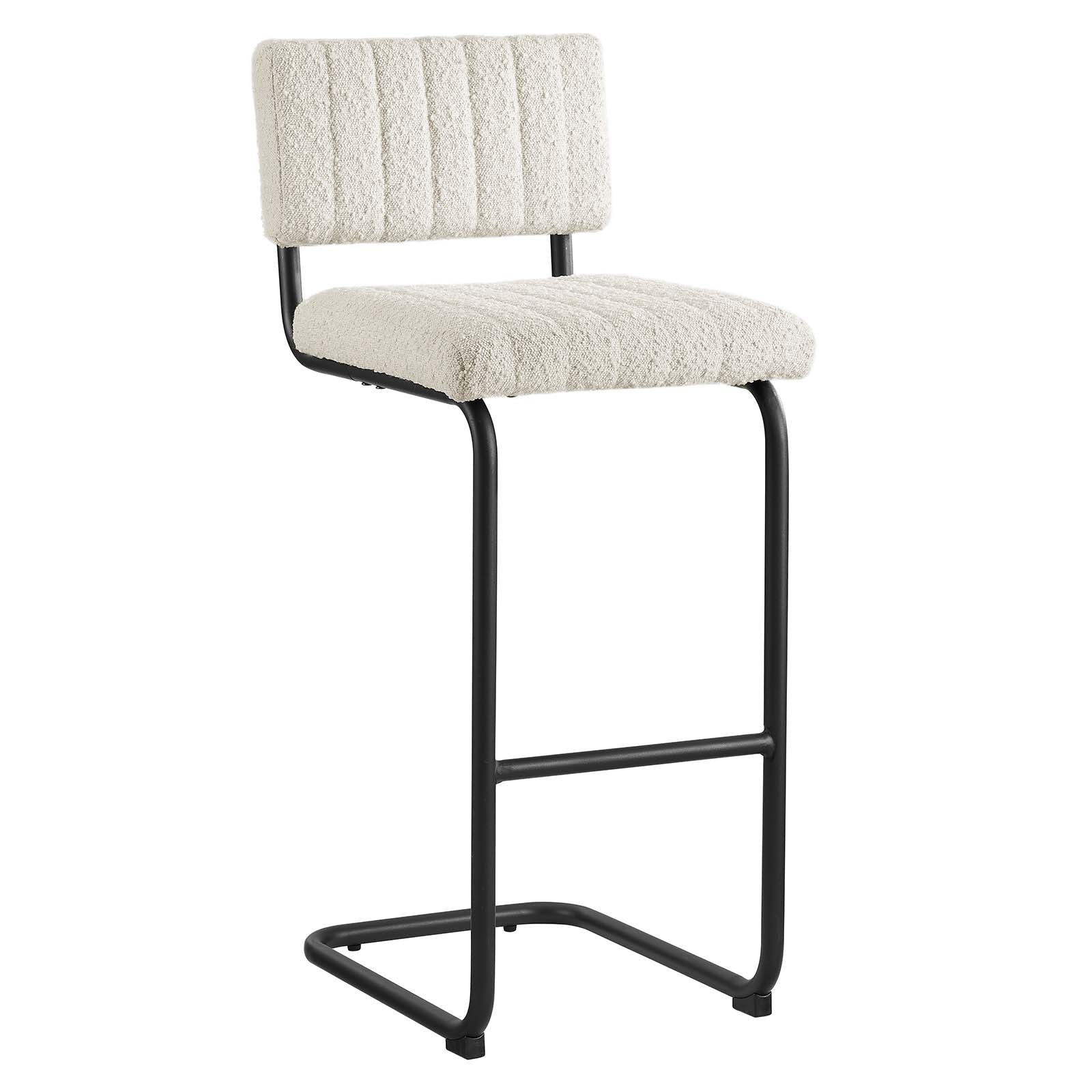 Parity Boucle Bar Stools Set of 2 by Modway