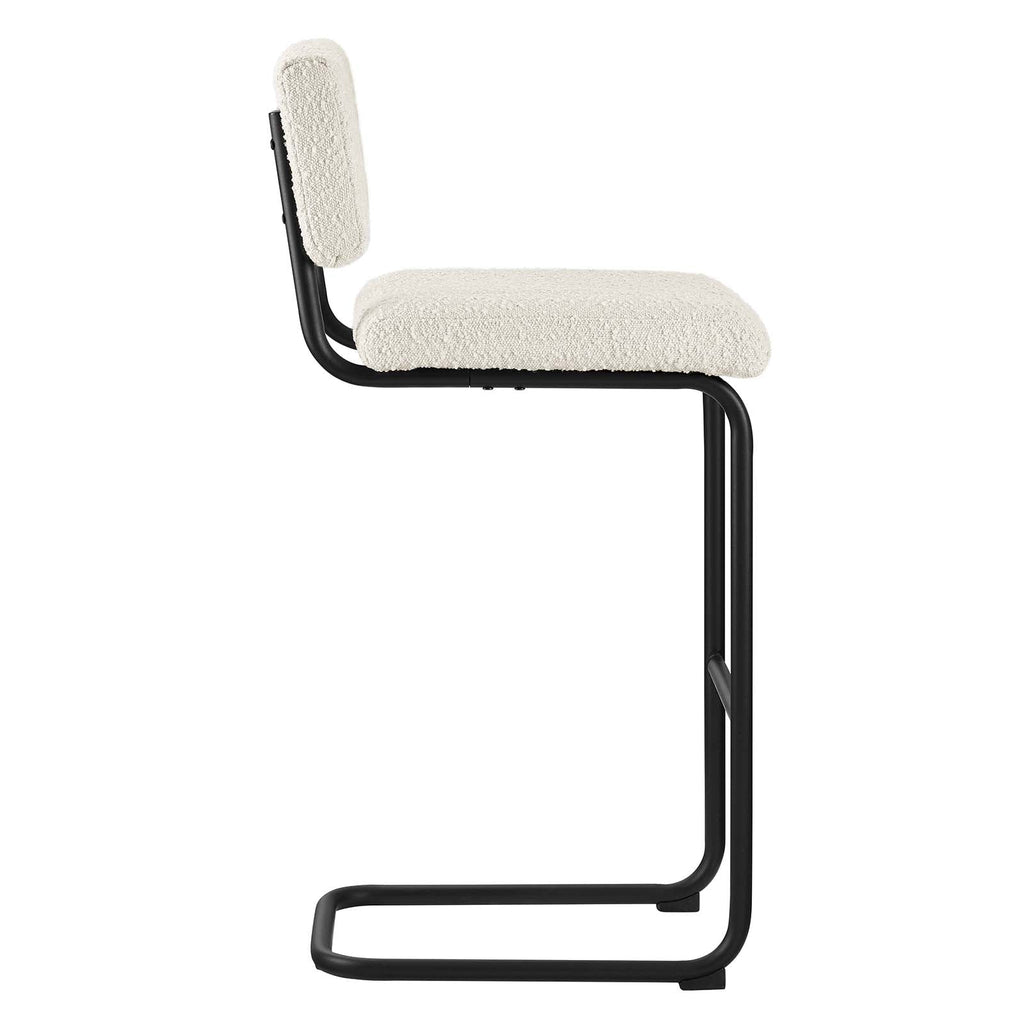 Parity Boucle Bar Stools Set of 2 by Modway