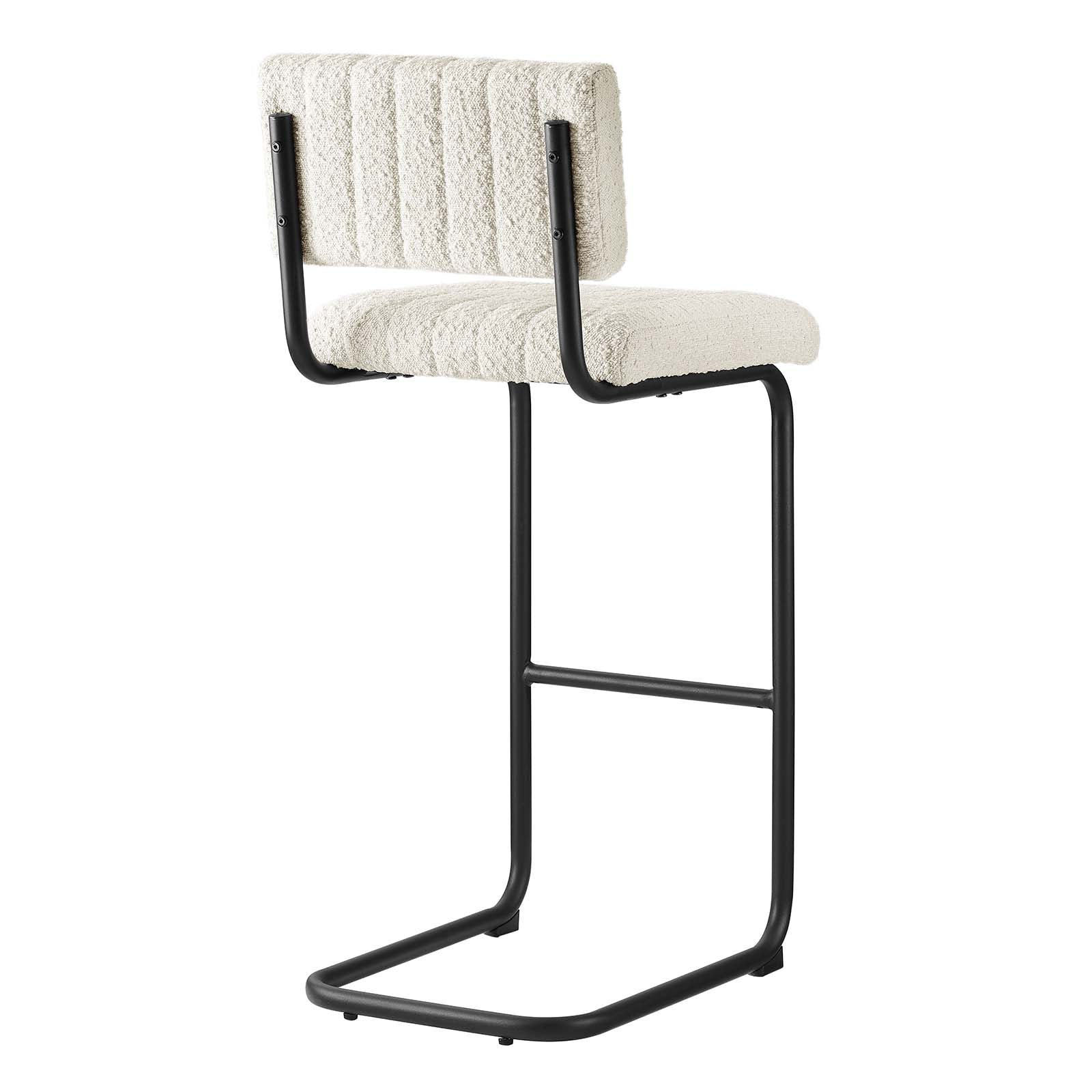 Parity Boucle Bar Stools Set of 2 by Modway