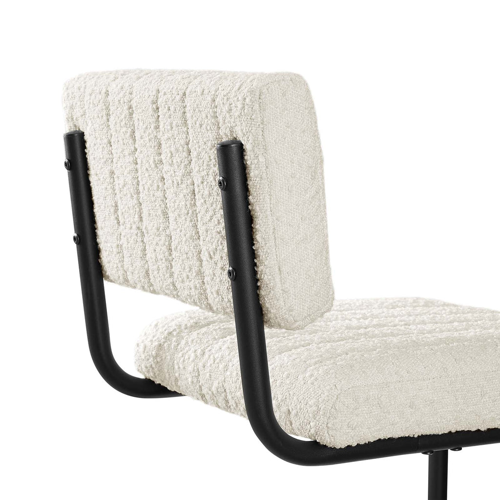 Parity Boucle Bar Stools Set of 2 by Modway
