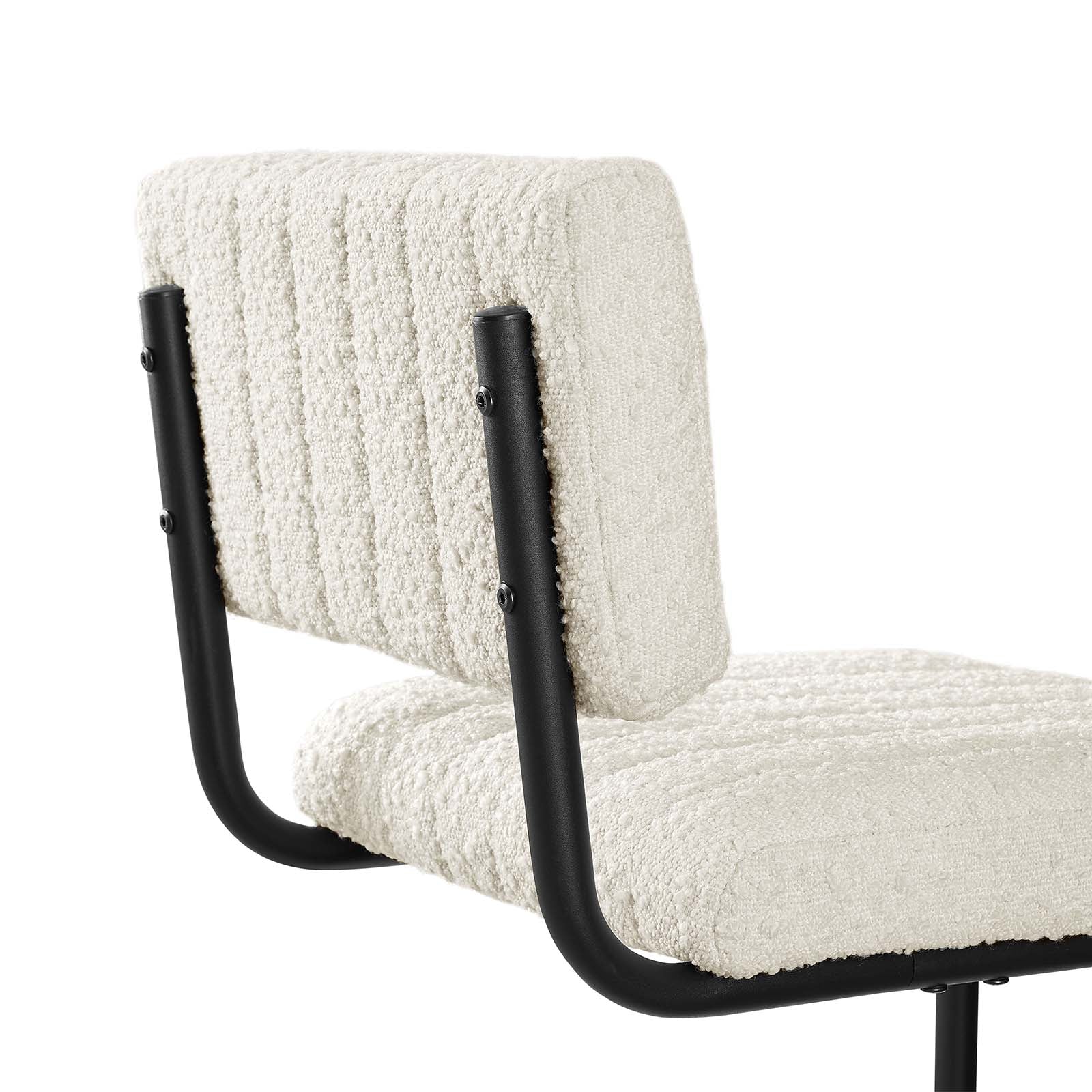 Parity Boucle Bar Stools Set of 2 by Modway