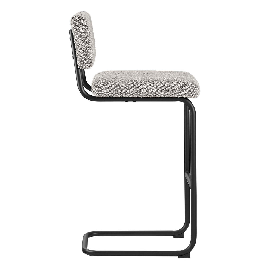 Parity Boucle Bar Stools Set of 2 by Modway