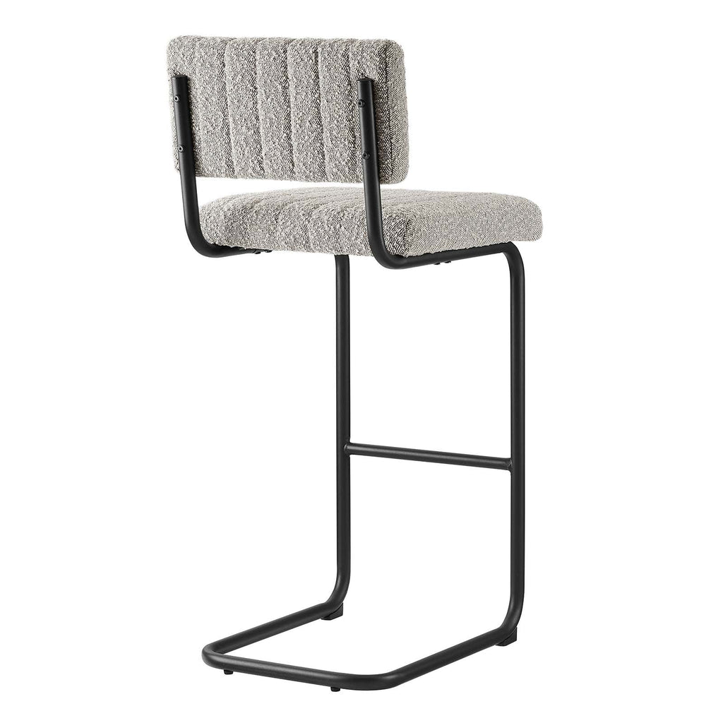 Parity Boucle Bar Stools Set of 2 by Modway