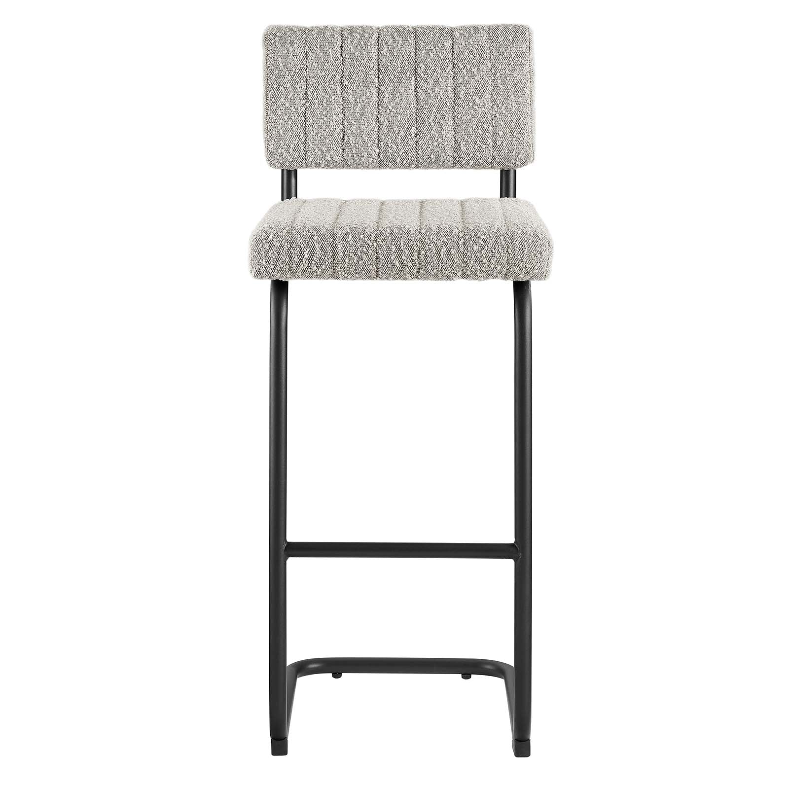 Parity Boucle Bar Stools Set of 2 by Modway