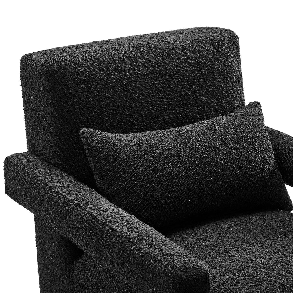Mirage Boucle Upholstered Armchair by Modway