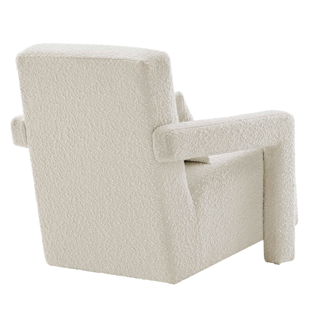 Mirage Boucle Upholstered Armchair by Modway