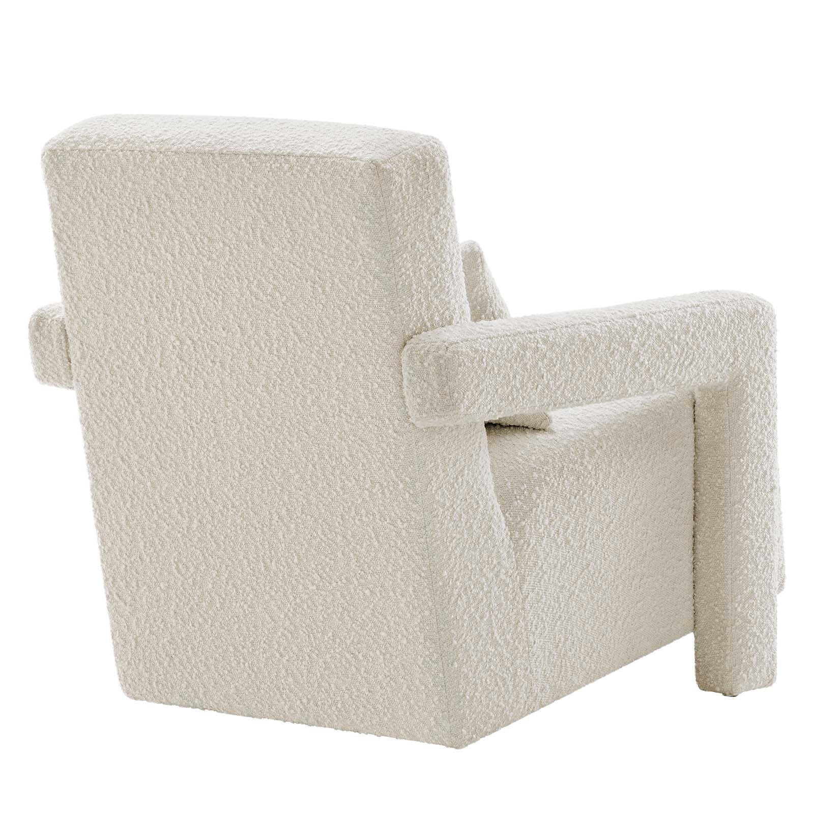 Mirage Boucle Upholstered Armchair by Modway