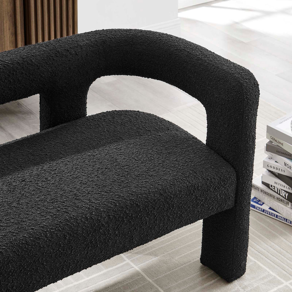Kayla Boucle Upholstered Loveseat by Modway
