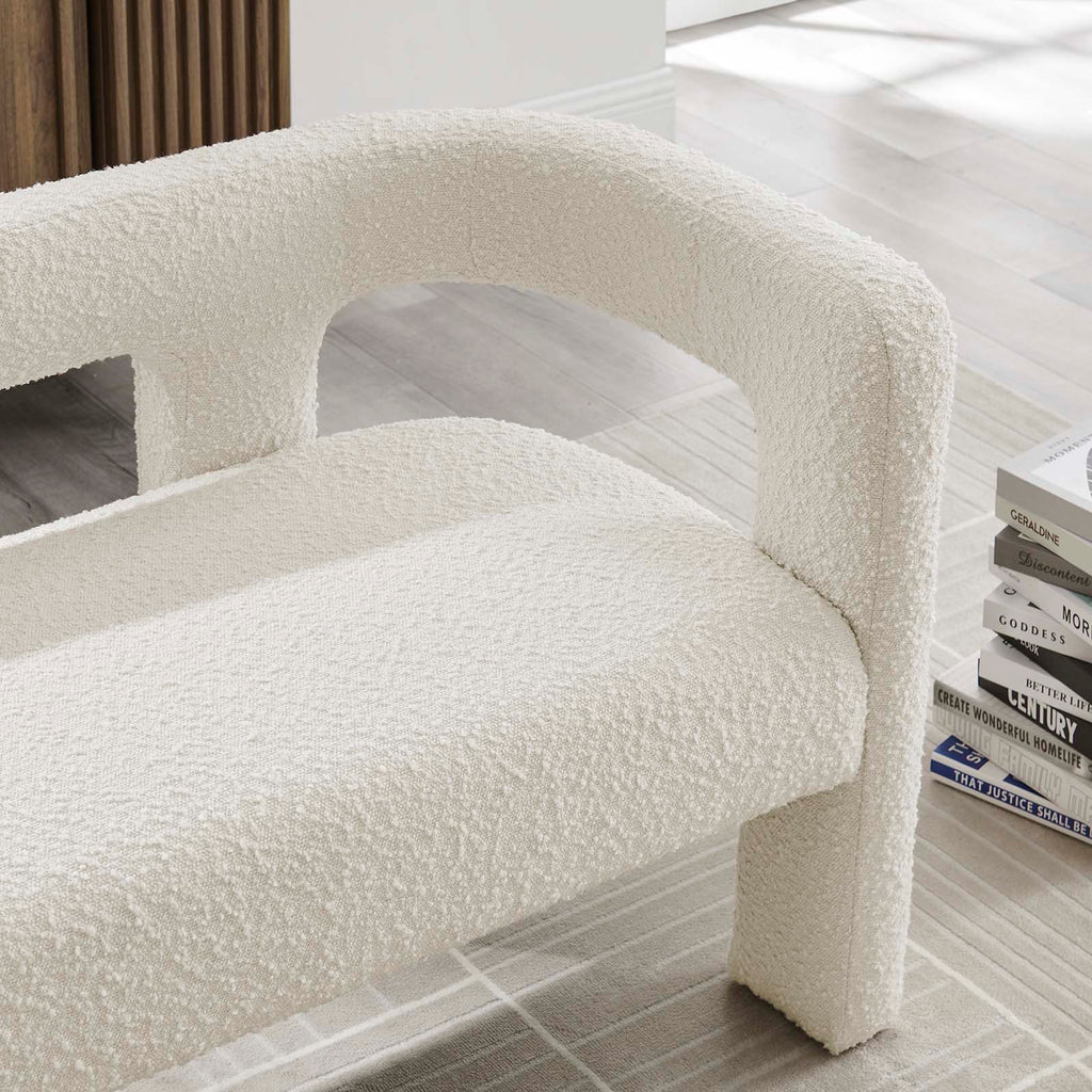 Kayla Boucle Upholstered Loveseat by Modway