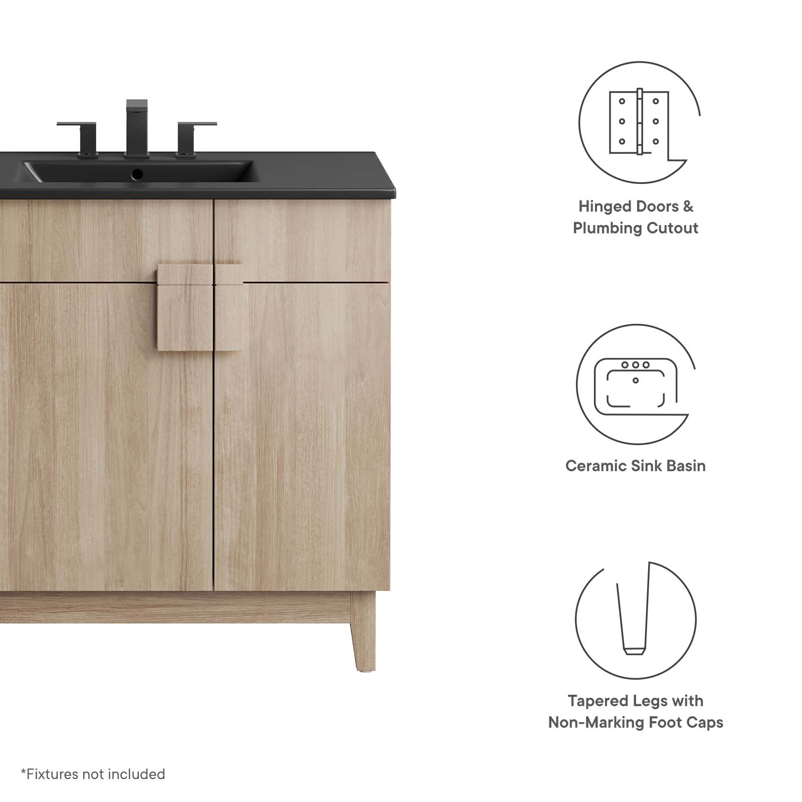 Miles 36Ó Bathroom Vanity by Modway