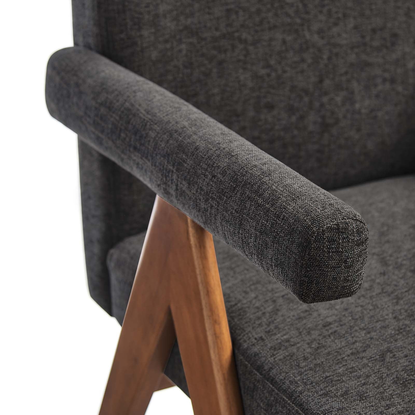 Lyra Fabric Dining Room Chair Set of 2 by Modway