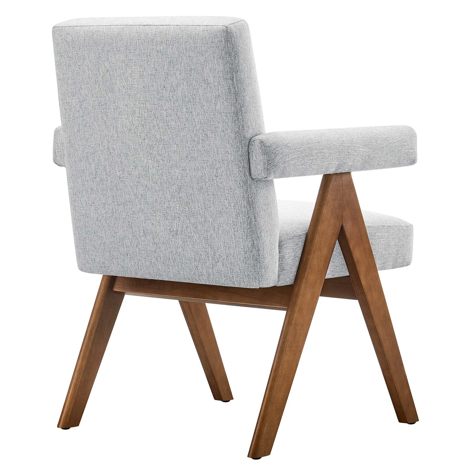 Lyra Fabric Dining Room Chair Set of 2 by Modway