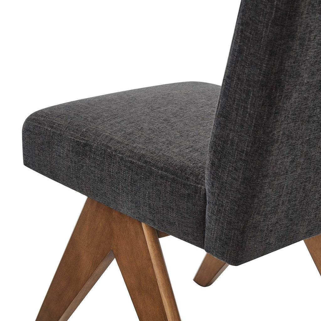 Lyra Fabric Dining Room Side Chair Set of 2 by Modway