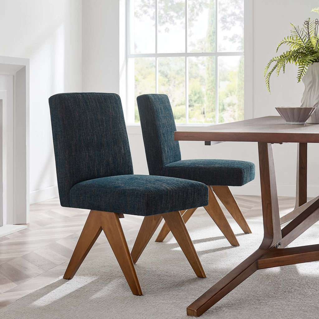 Lyra Fabric Dining Room Side Chair Set of 2 by Modway