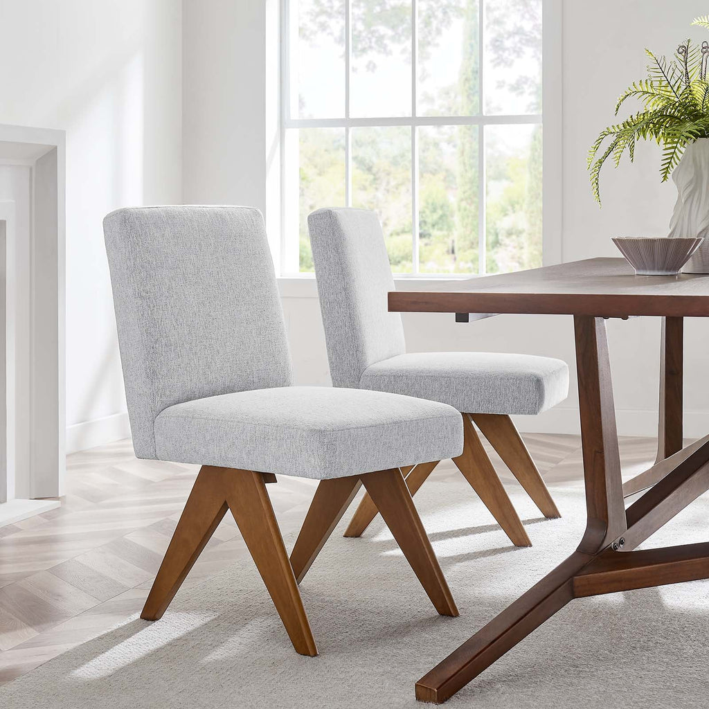Lyra Fabric Dining Room Side Chair Set of 2 by Modway