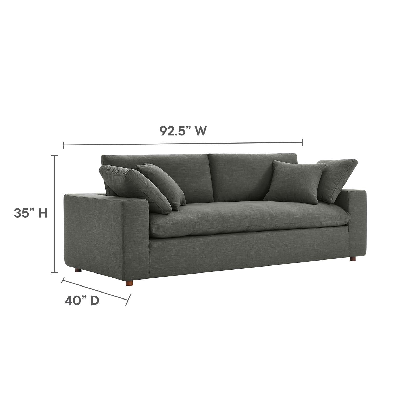 Commix Down Filled Overstuffed Sectional Sofa by Modway