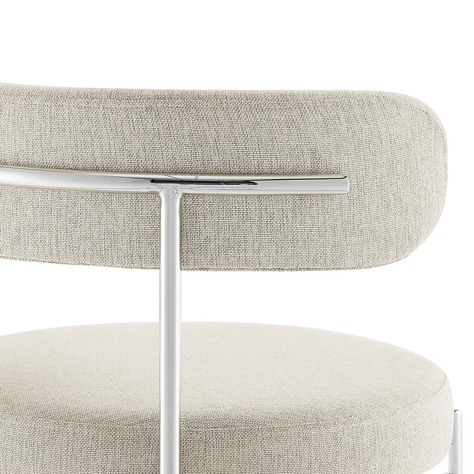 Albie Fabric Bar Stools Set of 2 by Modway