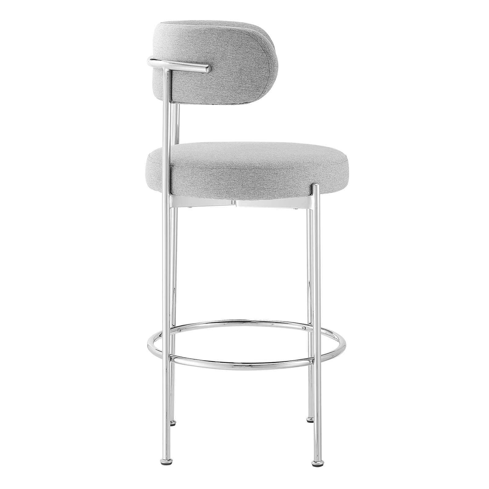 Albie Fabric Bar Stools Set of 2 by Modway