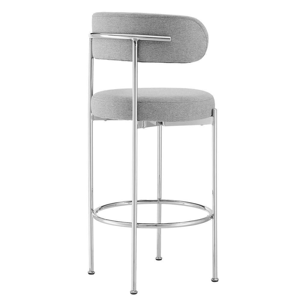 Albie Fabric Bar Stools Set of 2 by Modway