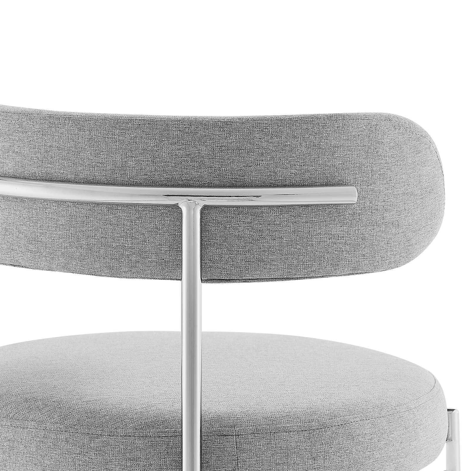 Albie Fabric Bar Stools Set of 2 by Modway