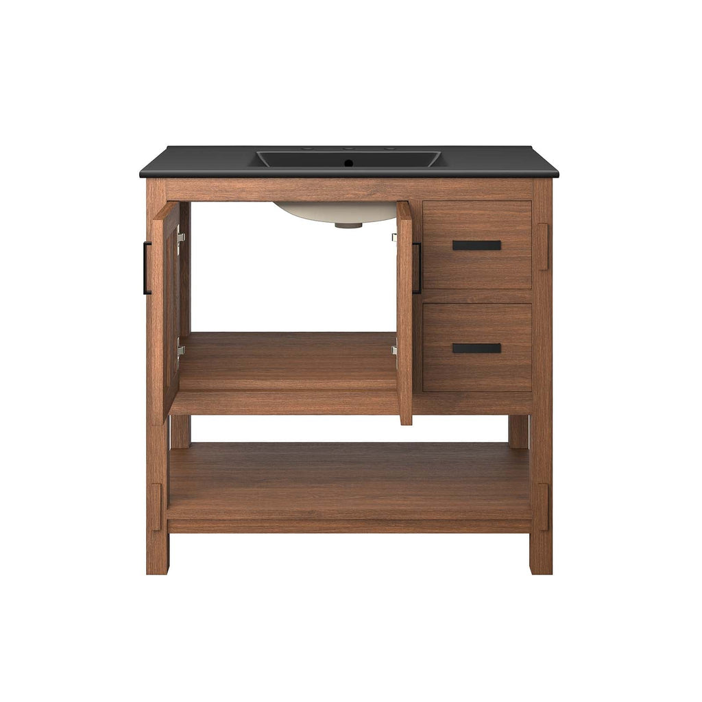 Ashlyn 36Ó Wood Bathroom Vanity by Modway