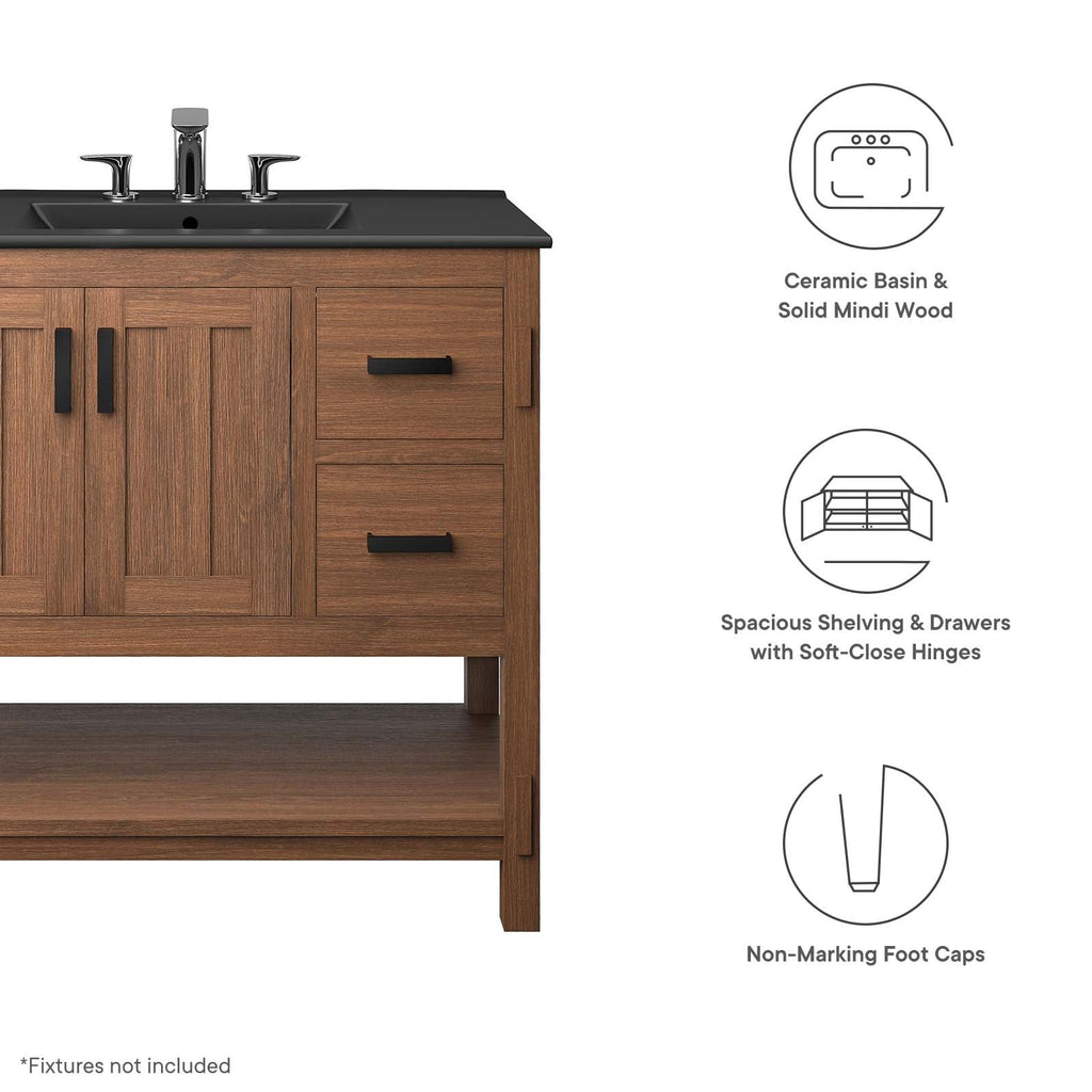 Ashlyn 36Ó Wood Bathroom Vanity by Modway