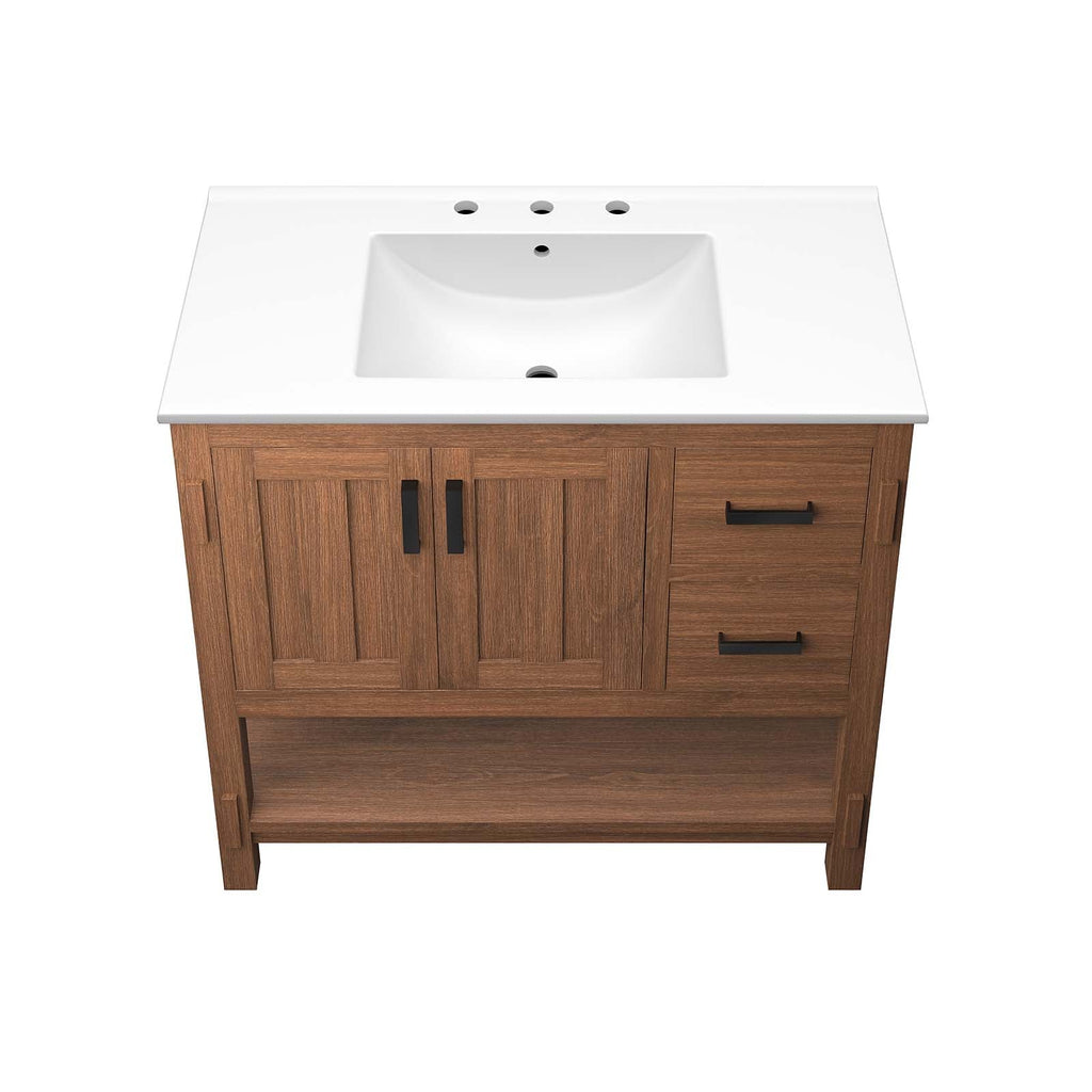Ashlyn 36Ó Wood Bathroom Vanity by Modway