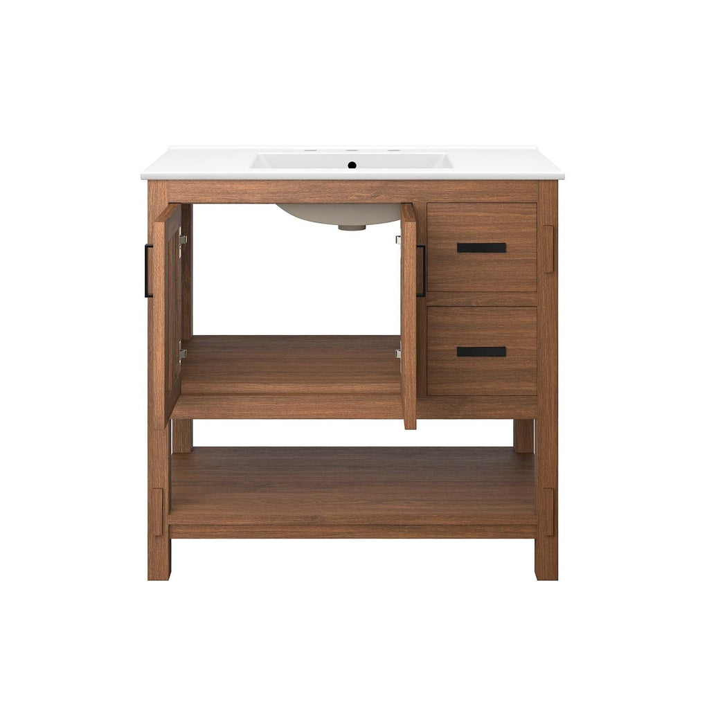 Ashlyn 36Ó Wood Bathroom Vanity by Modway