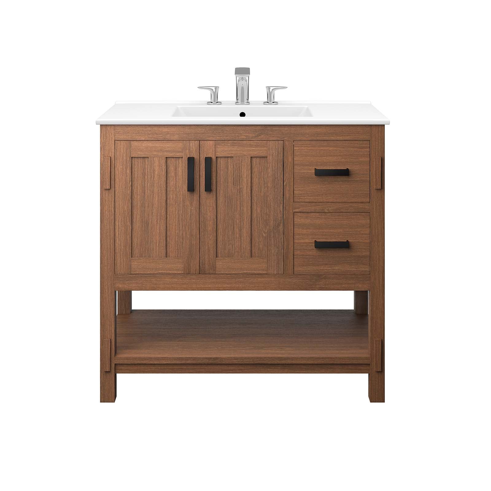 Ashlyn 36Ó Wood Bathroom Vanity by Modway
